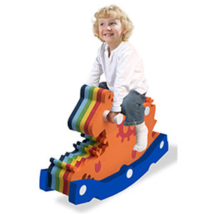Напольные коврики-пазлы для детей: Развивающий 3d-пазл Animal Tessell Small - лошадка-качалка арт.T-002 (Тессел)