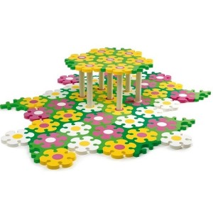 Напольные коврики-пазлы для детей: Развивающий 3d-пазл Flower Tessell - столик - Цветочная поляна (Тессел)